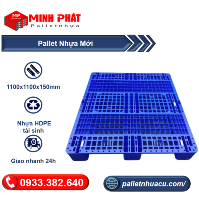 pallet nhựa 1100x1100x150mm