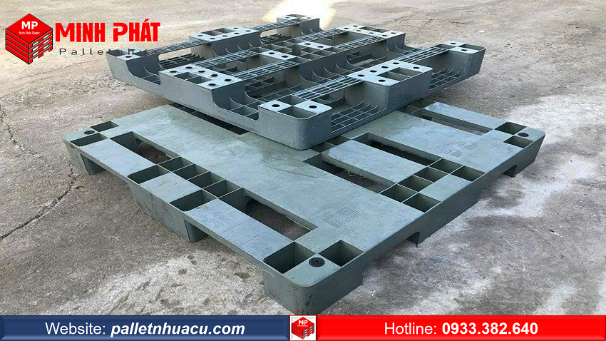 Pallet Nhựa Cũ 1100x1100x140mm 