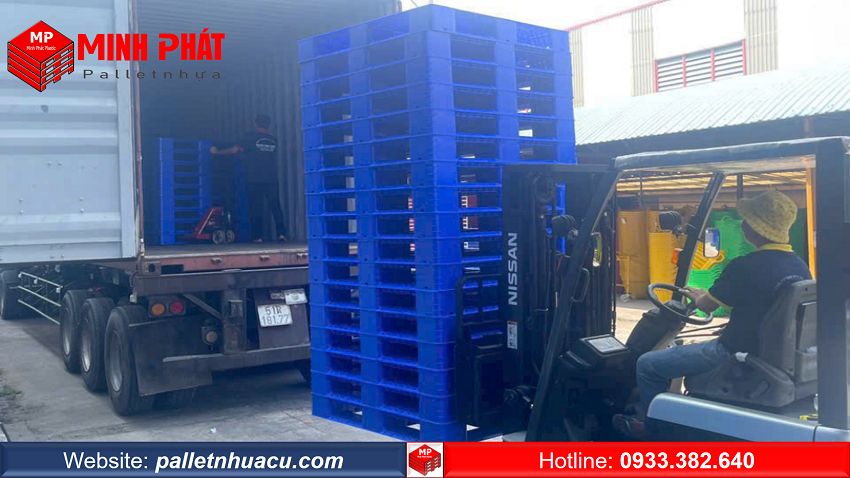 pallet nhựa nguyên sinh 1200x1200x150mm