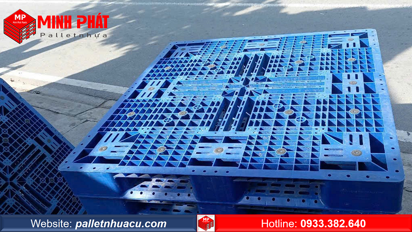 pallet nhựa cũ 1200x1200x150mm