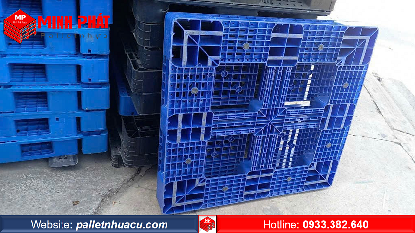pallet nhựa cũ 1200x1200x150mm