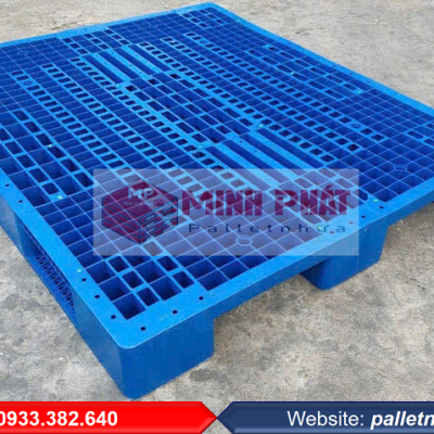 pallet nhựa tái sinh 1200x1400x150mm
