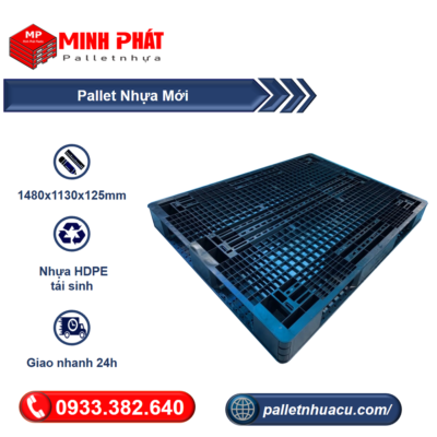 pallet nhựa 1480x1130x125mm