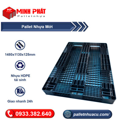 pallet nhựa 1480x1130x125mm