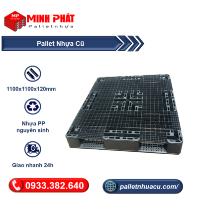Pallet Nhựa Cũ 1100x1100x120mm