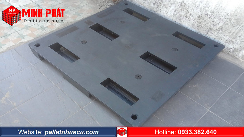 pallet nhựa cũ 1100x1100x150mm