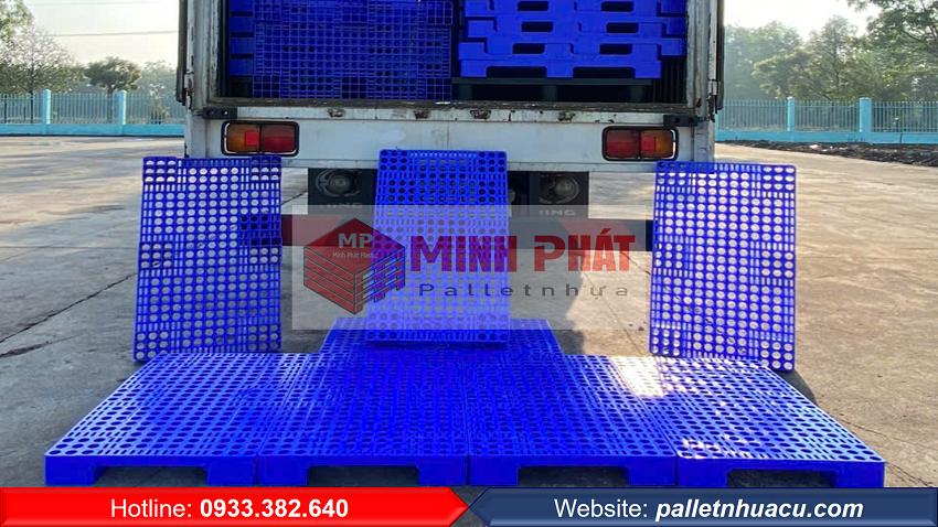 pallet nhựa lót sàn 600x1000x100mm