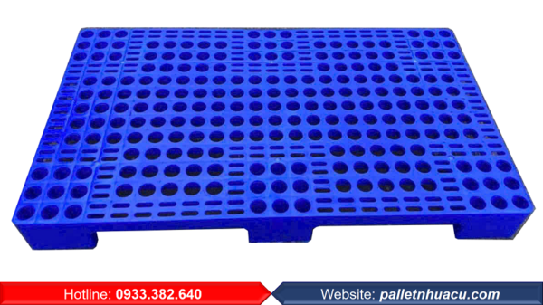 pallet nhựa lót sàn 600x1000x100mm