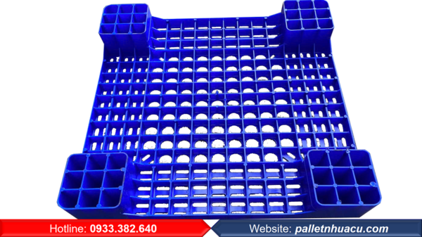 pallet nhua lót sàn 600x600x100mm