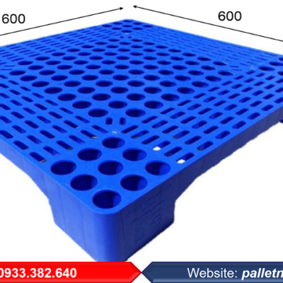 pallet nhua lót sàn 600x600x100mm