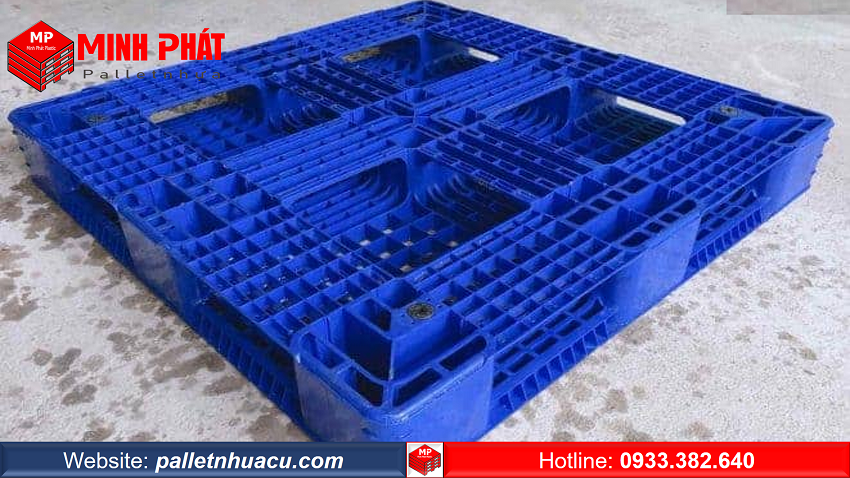 Pallet Nhựa Nguyên Sinh 1100x1100x150mm