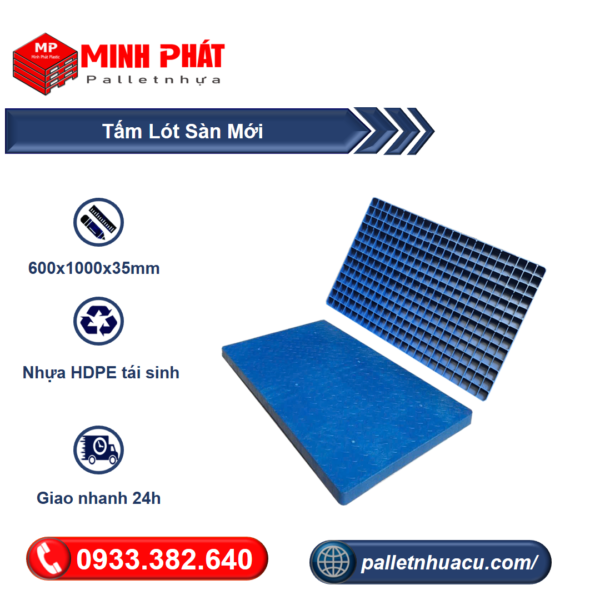 Tấm Lót Sàn Bít 600x1000x35mm - Hình ảnh 2