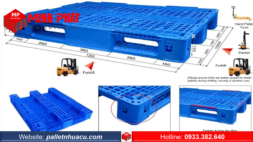 Pallet Nhựa KCN Mỹ Phước Giá Rẻ Nhất Tại Bình Dương