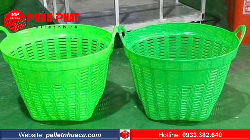 Sọt nhựa đựng sầu riêng kích thước : 660 x 460 x 460mm