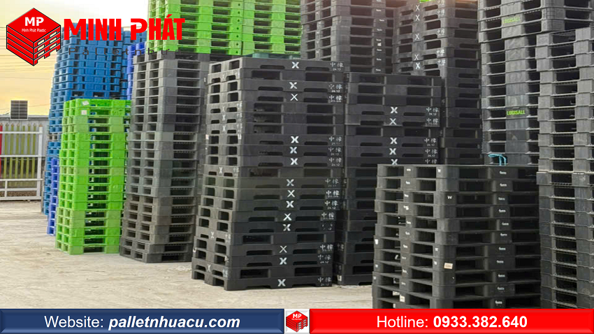 Pallet nhựa cũ KCN Long Hậu – Cần Giuộc – Long An