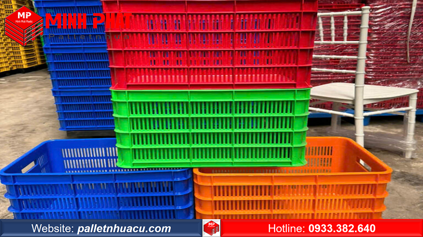 Sọt Nhựa Cà Mau Bảo Quản Hàng Hóa Hiệu Quả 
