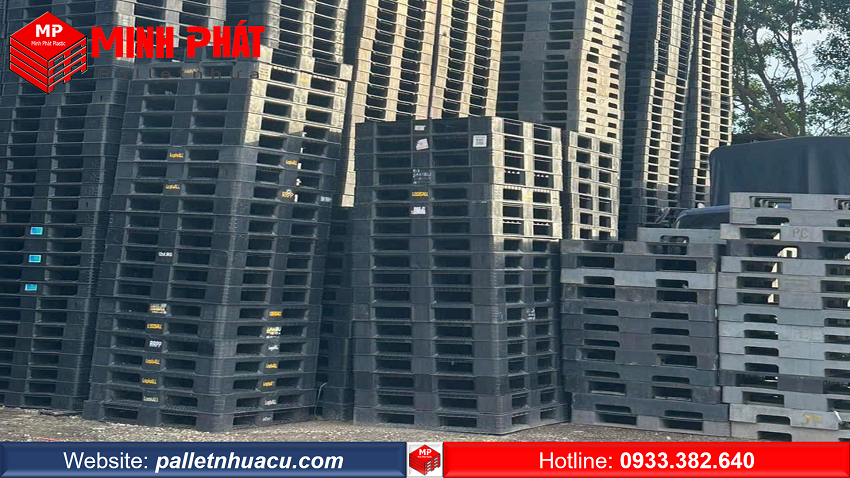 Pallet Nhựa Cũ Tân Thới Hiệp Cho Doanh Nghiệp Kho Xưởng