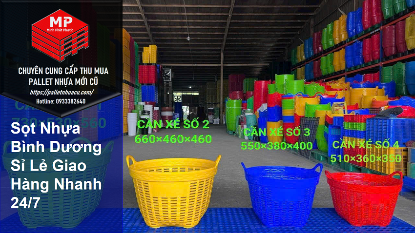 Sọt Nhựa Bình Dương Sỉ Lẻ Giao Hàng Nhanh 24/7